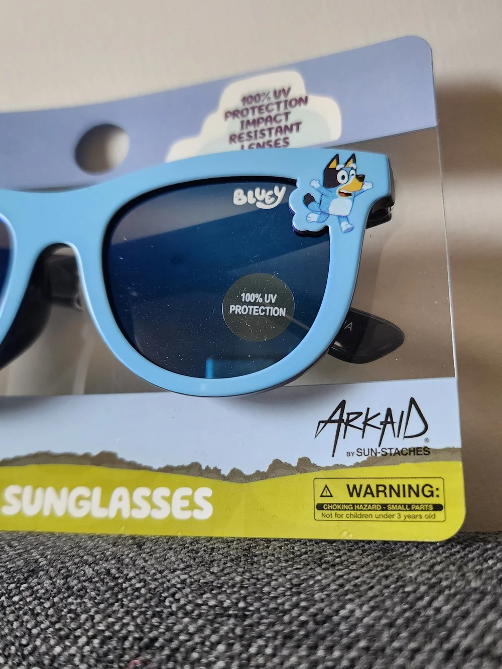 Lucy Light Blue Kids Sunglasses with Blue Lenses